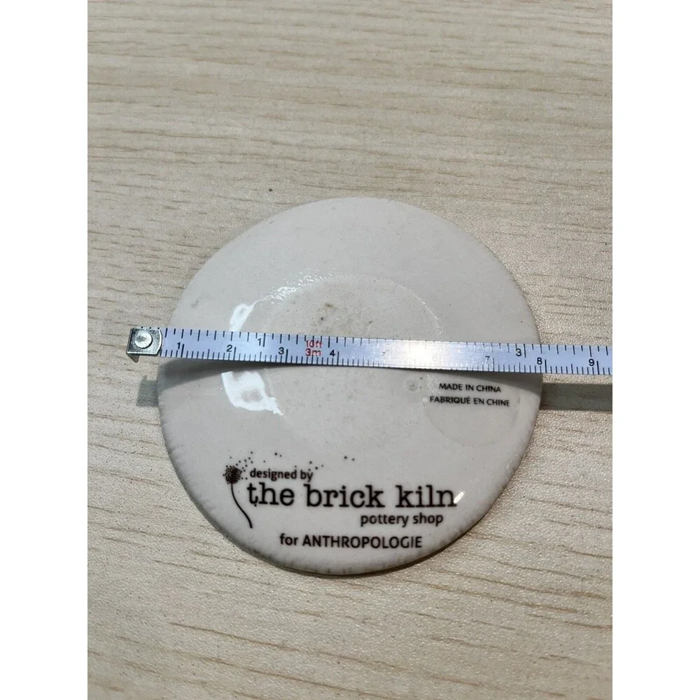 “G” Monogram  Anthropologie “the Brick Kiln” Small Ring Dish